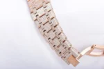 Royal Oak 41mm 15400 Iced Out Rose Gold in Arabic Markers - Image 4