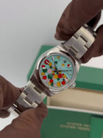 RLX 124300-0008 Oyster Perpetual 41mm Turquoise blue Celebration Dial - Image 10