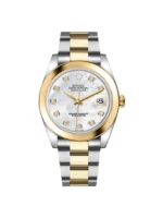 RLX Datejust 41mm 126303 White MOP Diamond Jubilee Steel and Yellow Gold - Image 9