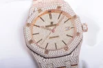 Royal Oak 41mm 15400 Iced Out Rose Gold in Stick Markers - Image 6
