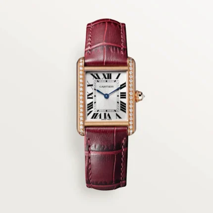 Tank Louis Cartier Watch Small Model Diamond Red WJTA0037 - United Luxury