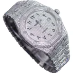 Royal Oak 41mm 15400 Iced Out Steel in Arabic Markers - Image 2
