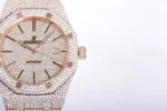 Royal Oak 41mm 15400 Iced Out Rose Gold in Stick Markers - Image 5