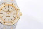 Royal Oak 41mm 15400 Iced Out Steel/Yellow Gold in Stick Markers - Image 13