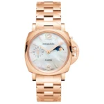 【7A Quality】Panerai Luminor Due Luna TuttoOro 38mm PAM01504