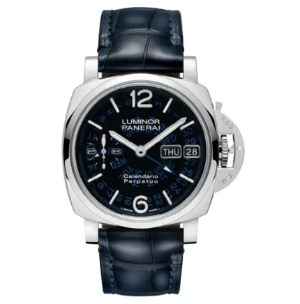 【7A Quality】Panerai Luminor Perpetual Calendar GMT Platinumtech™ 44mm PAM01575