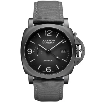 【7A Quality】Panerai Luminor BiTempo Titanium DLC - New York 44mm PAM01467