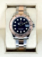 RLX Yacht-Master 37mm Steel and Everose Gold Watch - Black Dial - Oyster Bracelet 268621 - Image 2
