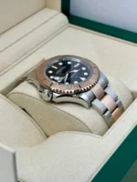 RLX Yacht-Master 37mm Steel and Everose Gold Watch - Black Dial - Oyster Bracelet 268621 - Image 3
