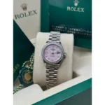 RLX Lady-Datejust 31mm 279139RBR Pink Opal Diamond Dial and Diamond Bezel White Gold Bracelet - Image 7