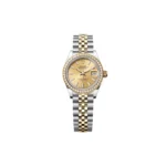 RLX Lady-Datejust 31mm 279383RBR Champagne Dial Yellow Rolesor Oyster Bracelet