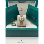RLX Lady-Datejust 31mm 279383RBR Champagne Dial Yellow Rolesor Oyster Bracelet - Image 10