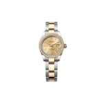 RLX Lady-Datejust 31mm 279383RBR Champagne Dial Yellow Rolesor Oyster Bracelet - Image 2