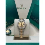 RLX Lady-Datejust 31mm 279383RBR Champagne Dial Yellow Rolesor Oyster Bracelet - Image 3