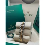 RLX Lady-Datejust 31mm 279383RBR Champagne Dial Yellow Rolesor Oyster Bracelet - Image 6