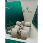 RLX Lady-Datejust 31mm 279383RBR Champagne Dial Yellow Rolesor Oyster Bracelet - Image 7