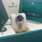 RLX Lady-Datejust 31mm 279171 Aubergine Diamond Oyster Stainless Steel and Rose Gold - Image 4