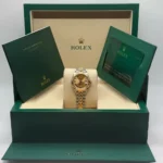 RLX Lady-Datejust 31mm 279173 Champagne Roman Dial Oyster Bracelet - Image 11