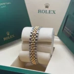 RLX Lady-Datejust 31mm 279173 Champagne Roman Dial Oyster Bracelet - Image 9