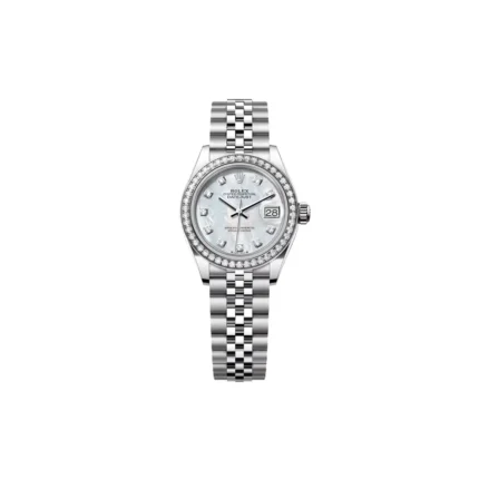 RLX Lady-Datejust 31mm 279384RBR White Mother-of-Pearl Dial Oyster Bracelet
