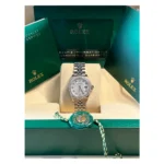 RLX Lady-Datejust 31mm 279384RBR White Mother-of-Pearl Dial Oyster Bracelet - Image 10