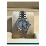 RLX Lady-Datejust 31mm 279384RBR White Mother-of-Pearl Dial Oyster Bracelet - Image 3