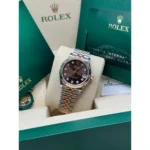 RLX Lady-Datejust 31mm 279171 Chocolate Diamond Oyster Stainless Steel and Rose Gold - Image 10