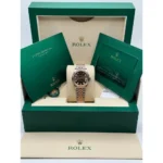 RLX Lady-Datejust 31mm 279171 Chocolate Diamond Oyster Stainless Steel and Rose Gold - Image 11