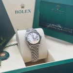 RLX Lady-Datejust 31mm 279174 Silver Roman Dial Oyster Bracelet - Image 4