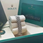 RLX Lady-Datejust 31mm 279174 Silver Roman Dial Oyster Bracelet - Image 8