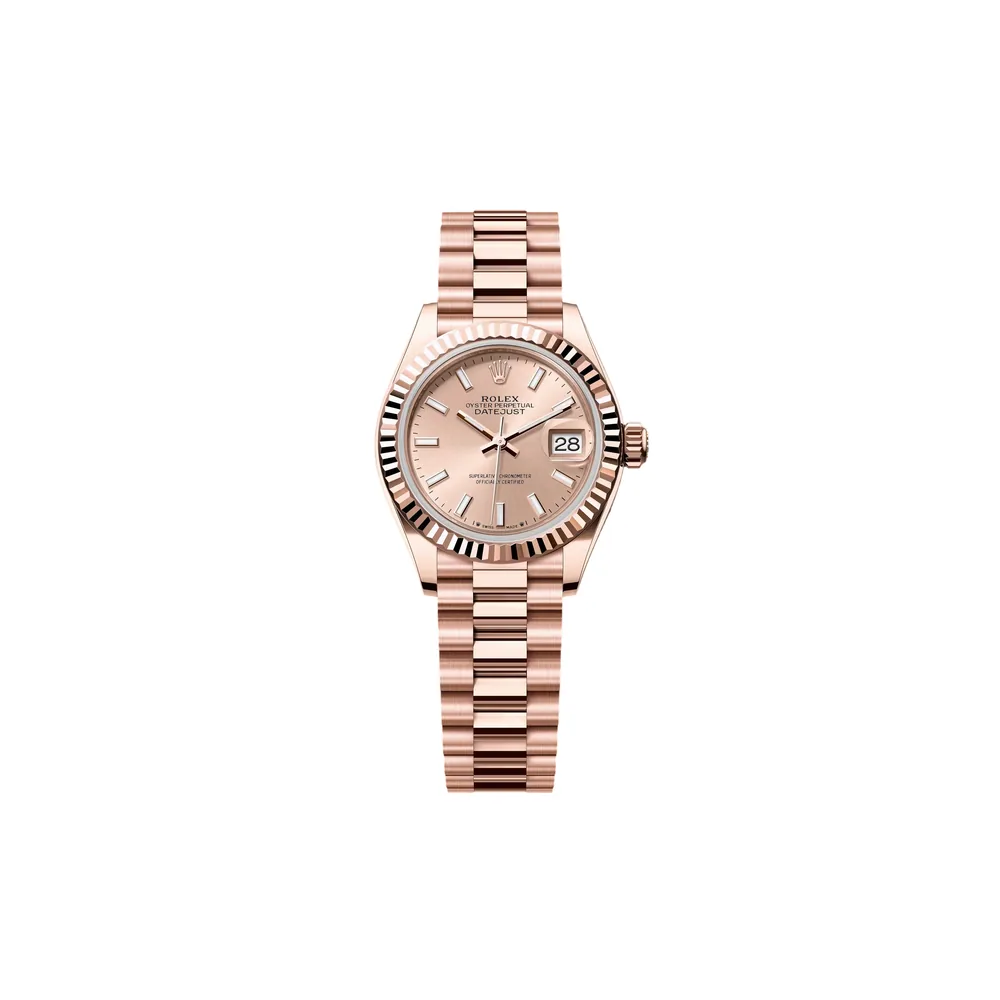 P0181-1 RLX Lady-Datejust 31mm 279175 Rose Dial President Everose Gold - Image 1