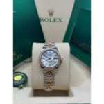 RLX Lady-Datejust 31mm 279381RBR Mother-of-Pearl Diamond Dial Oyster Bracelet - Image 3