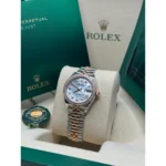 RLX Lady-Datejust 31mm 279381RBR Mother-of-Pearl Diamond Dial Oyster Bracelet - Image 5