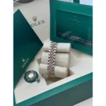 RLX Lady-Datejust 31mm 279381RBR Mother-of-Pearl Diamond Dial Oyster Bracelet - Image 6