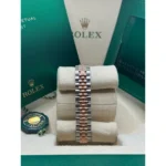 RLX Lady-Datejust 31mm 279381RBR Mother-of-Pearl Diamond Dial Oyster Bracelet - Image 8