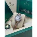 RLX Lady-Datejust 31mm 279381RBR Mother-of-Pearl Diamond Dial Oyster Bracelet - Image 9