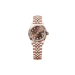 RLX Lady-Datejust 31mm 279175 Chocolate Diamond-Set Dial President Everose Gold - Image 2