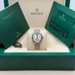 RLX Lady-Datejust 31mm 279174 Silver Diamond Dial Oyster Bracelet - Image 11