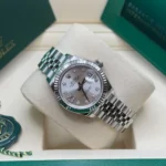 RLX Lady-Datejust 31mm 279174 Silver Diamond Dial Oyster Bracelet - Image 9