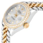 RLX Lady-Datejust 31mm 279383RBR Silver Dial Yellow Rolesor Oyster Bracelet - Image 6