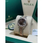 RLX Lady-Datejust 31mm 279381RBR Chocolate Diamond Dial Oyster Bracelet - Image 9