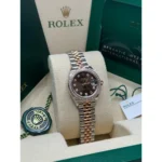 RLX Lady-Datejust 31mm 279381RBR Chocolate Diamond Dial Oyster Bracelet - Image 3