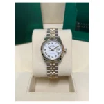 RLX Lady-Datejust 31mm 279171 White Roman Oyster Stainless Steel and Rose Gold - Image 3