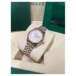 RLX Lady-Datejust 31mm 279171 White Roman Oyster Stainless Steel and Rose Gold - Image 5