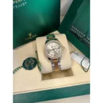 RLX Lady-Datejust 31mm 279383RBR Silver Roman Dial Yellow Rolesor Oyster Bracelet - Image 6