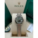 RLX Lady-Datejust 31mm 279171 Green Diamond Oyster Stainless Steel and Rose Gold - Image 10