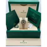 RLX Lady-Datejust 31mm 279171 Green Diamond Oyster Stainless Steel and Rose Gold - Image 11