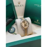 RLX Lady-Datejust 31mm 279173 Champagne Diamond Dial Oyster Bracelet - Image 4