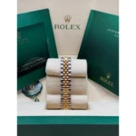 RLX Lady-Datejust 31mm 279173 Champagne Diamond Dial Oyster Bracelet - Image 7