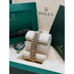 RLX Lady-Datejust 31mm 279173 Champagne Diamond Dial Oyster Bracelet - Image 8